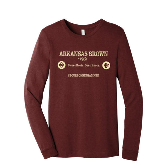 Arkansas Brown Long Sleeve T-Shirt